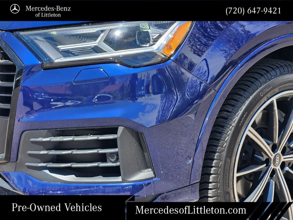 Used 2021 Blue Audi 55 Premium Plus image 8