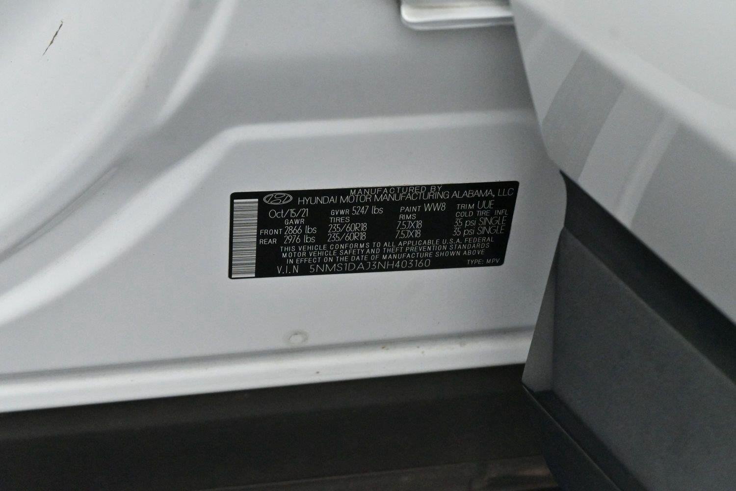 Used 2022 Quartz White Hyundai SE image 35