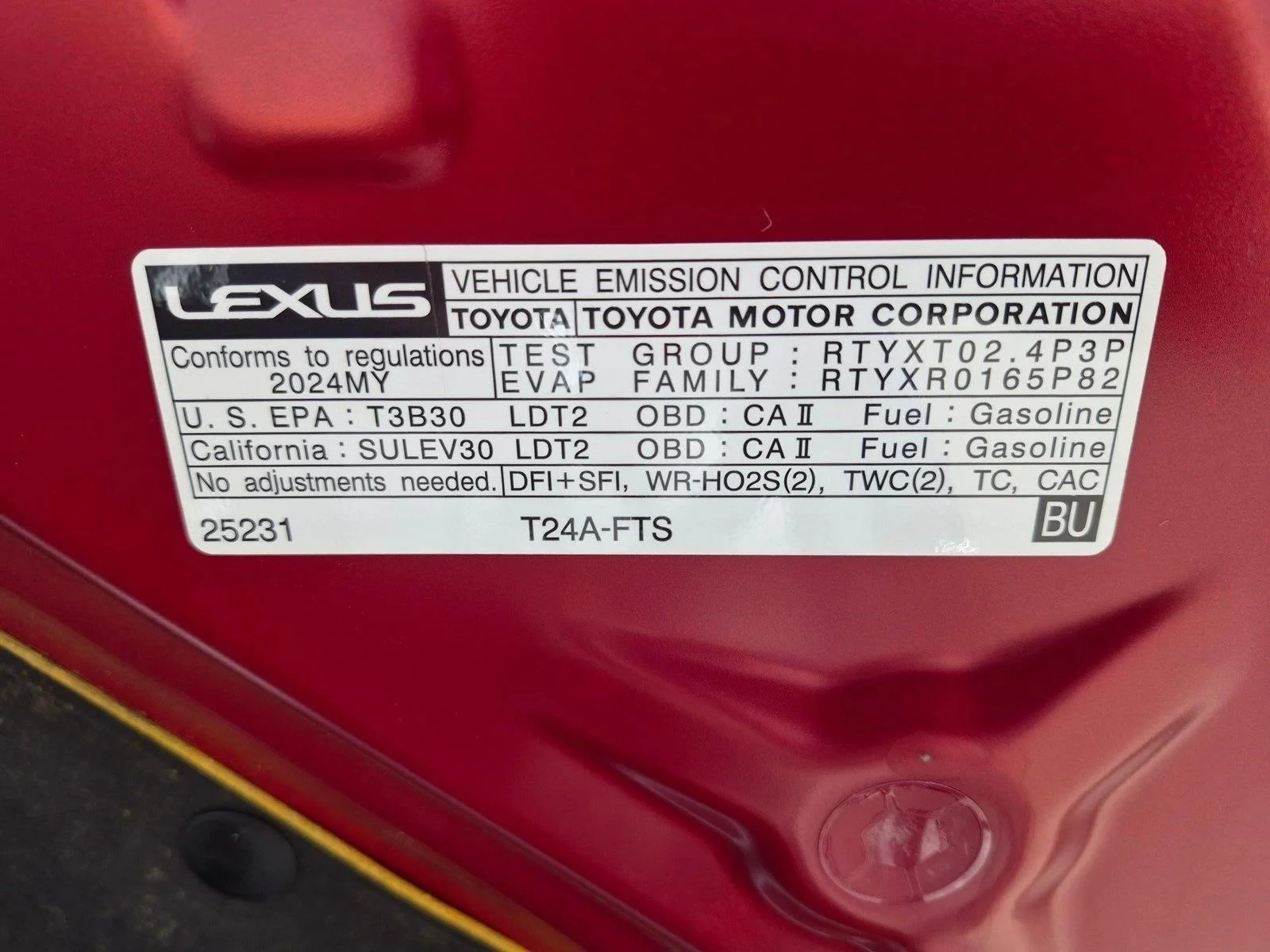 Used 2024 Matador Red Mica Lexus RX 350 Premium image 24