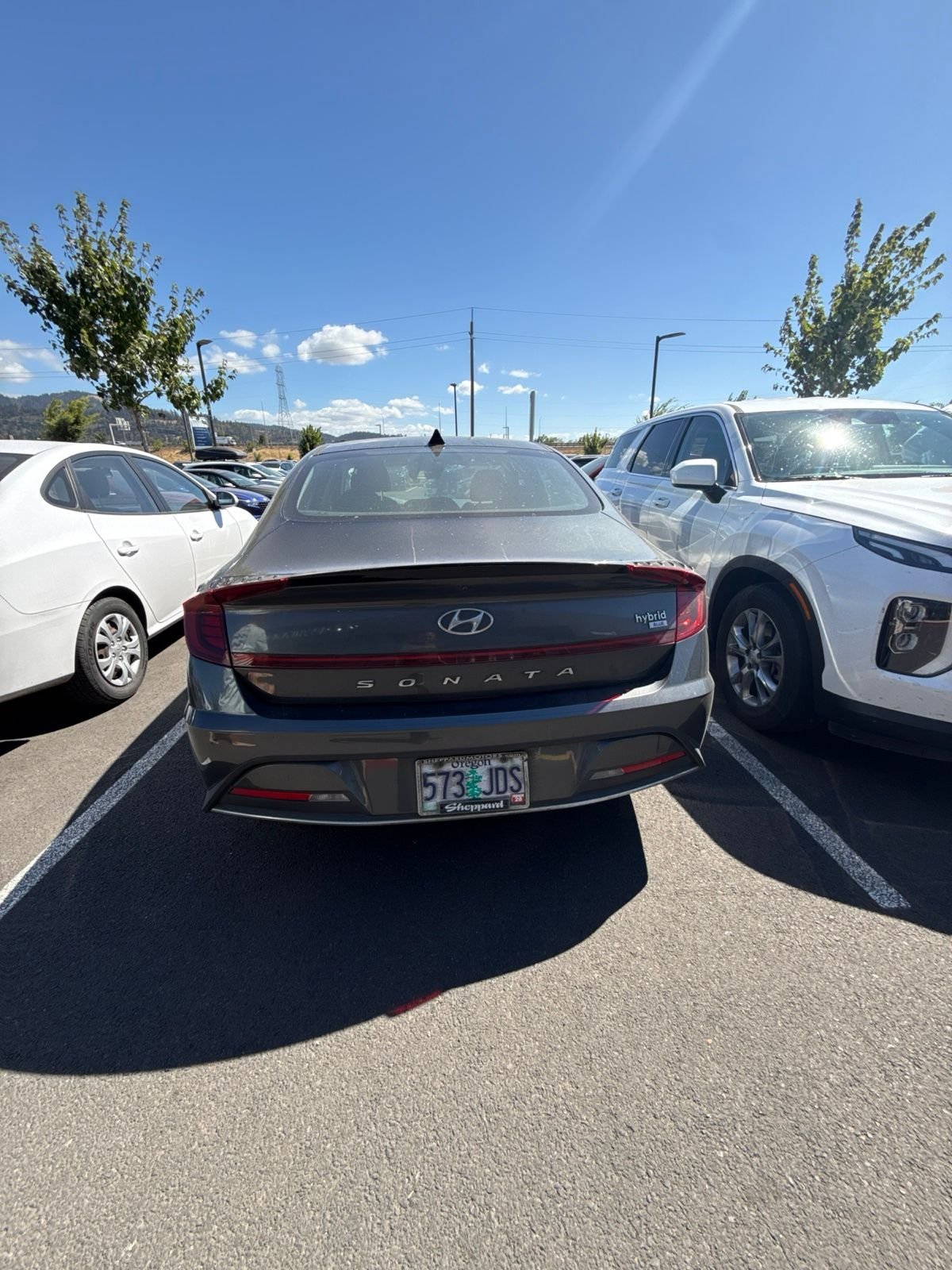 Used 2023 Gray Hyundai Blue image 3