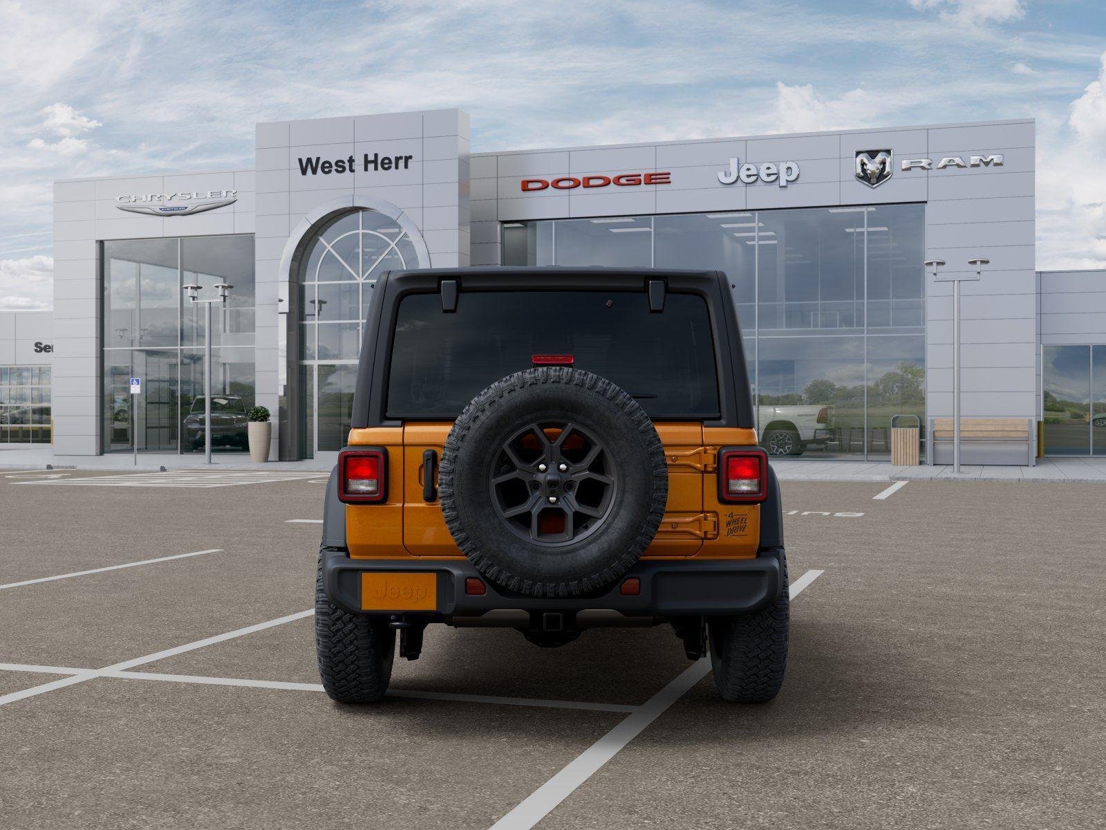 New 2026 Goldilocks Exterior Paint Jeep WRANGLER 4-DOOR WILLYS image 7