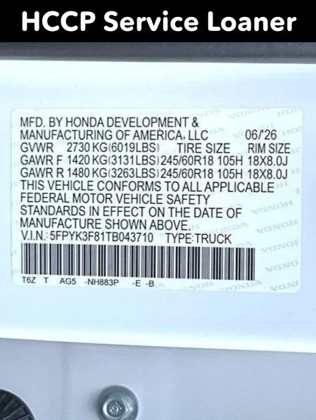 New 2026 Platinum White Pearl Honda Black Edition image 25