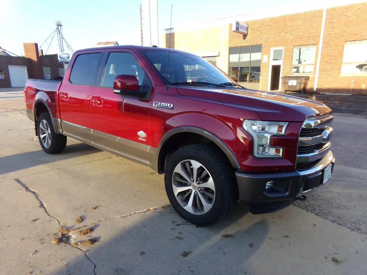 Used 2016 Red Ford King Ranch 4x4 4dr SuperCrew 5.5 ft. SB image 1