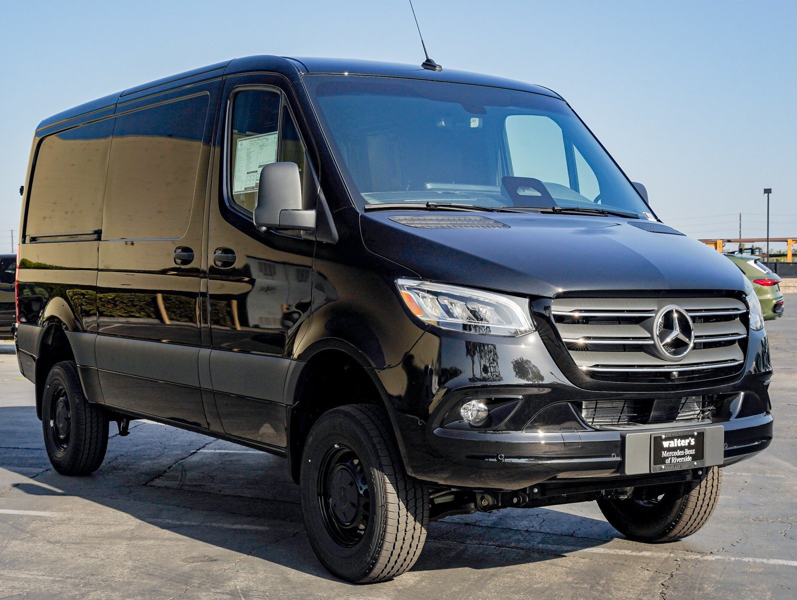 New 2026 Obsidian Black Metallic Mercedes-Benz 2500 Standard Roof I4 Diesel HO 144 AWD image 3
