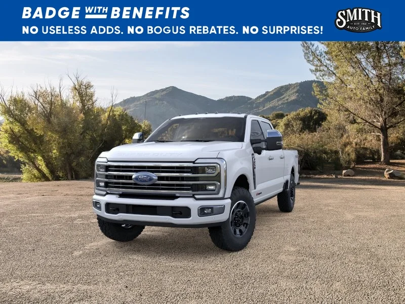 New 2026 Star White Metallic Tri-Coat Ford F-250® Platinum® image 3