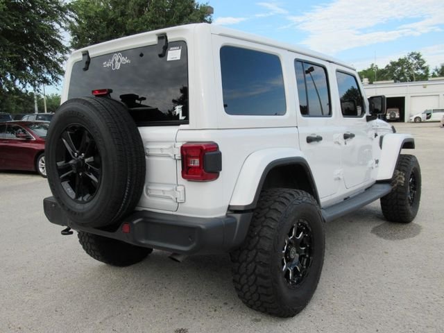 Used 2019 White Jeep Unlimited Sahara Altitude image 4