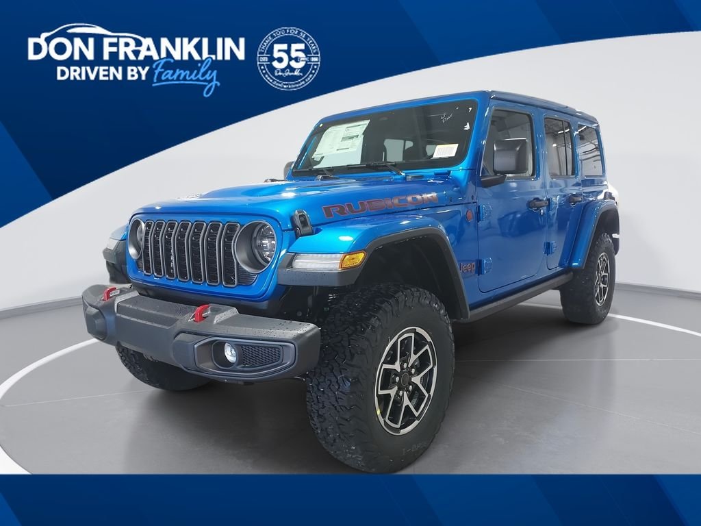 New 2026 Hydro Blue Pearl-Coat Exterior Paint Jeep Rubicon image 1