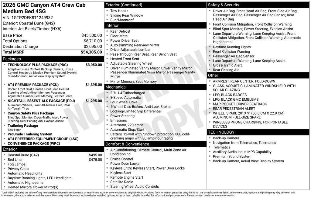 2026 GMC Canyon AT4 - Photo 16
