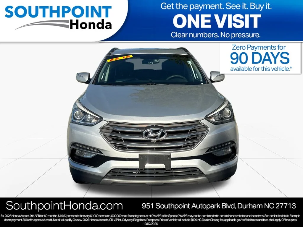Used 2018 Hyundai Santa Fe Sport with VIN 5XYZU3LB0JG511858 for sale in Durham, NC