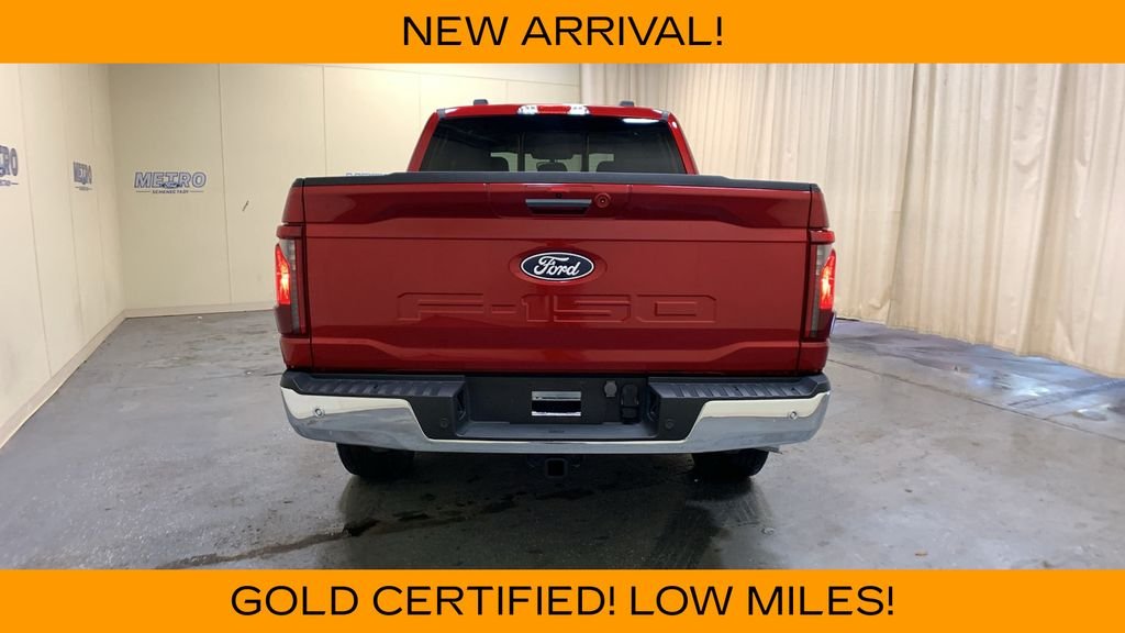 Certified Used 2024 Red Metallic Ford XLT image 4