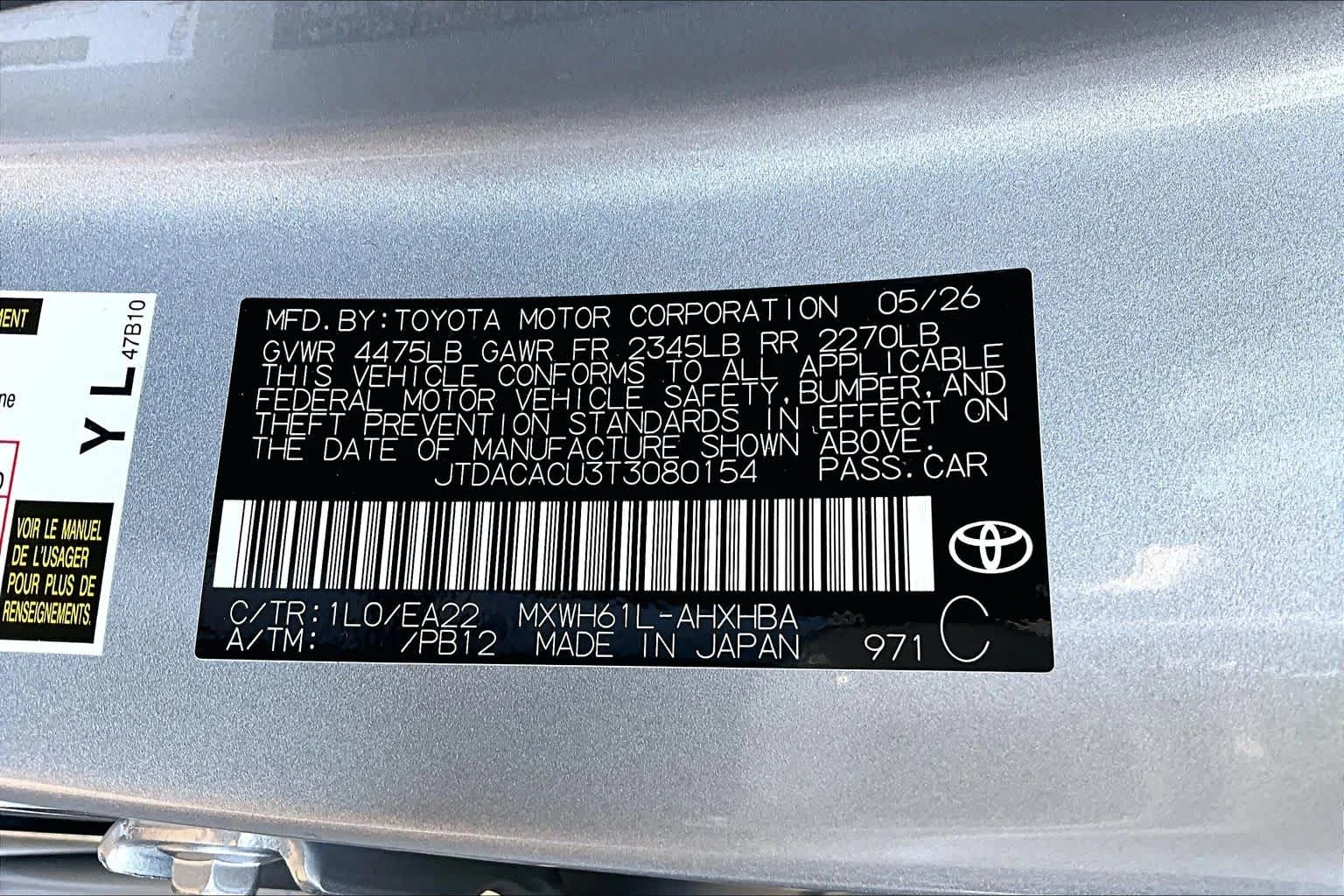 New 2026 Cutting Edge Toyota XSE Premium image 18