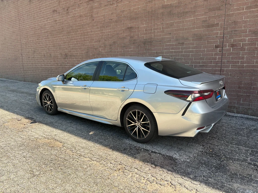 Used 2024 Celestial Silver Metallic Toyota SE image 4