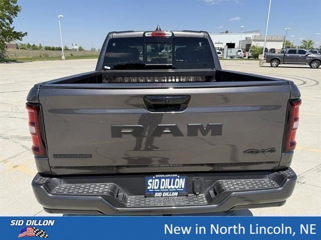 New 2026 Granite Crystal Metallic Clear-Coat Exterior Paint RAM Big Horn Crew Cab 4x4 5