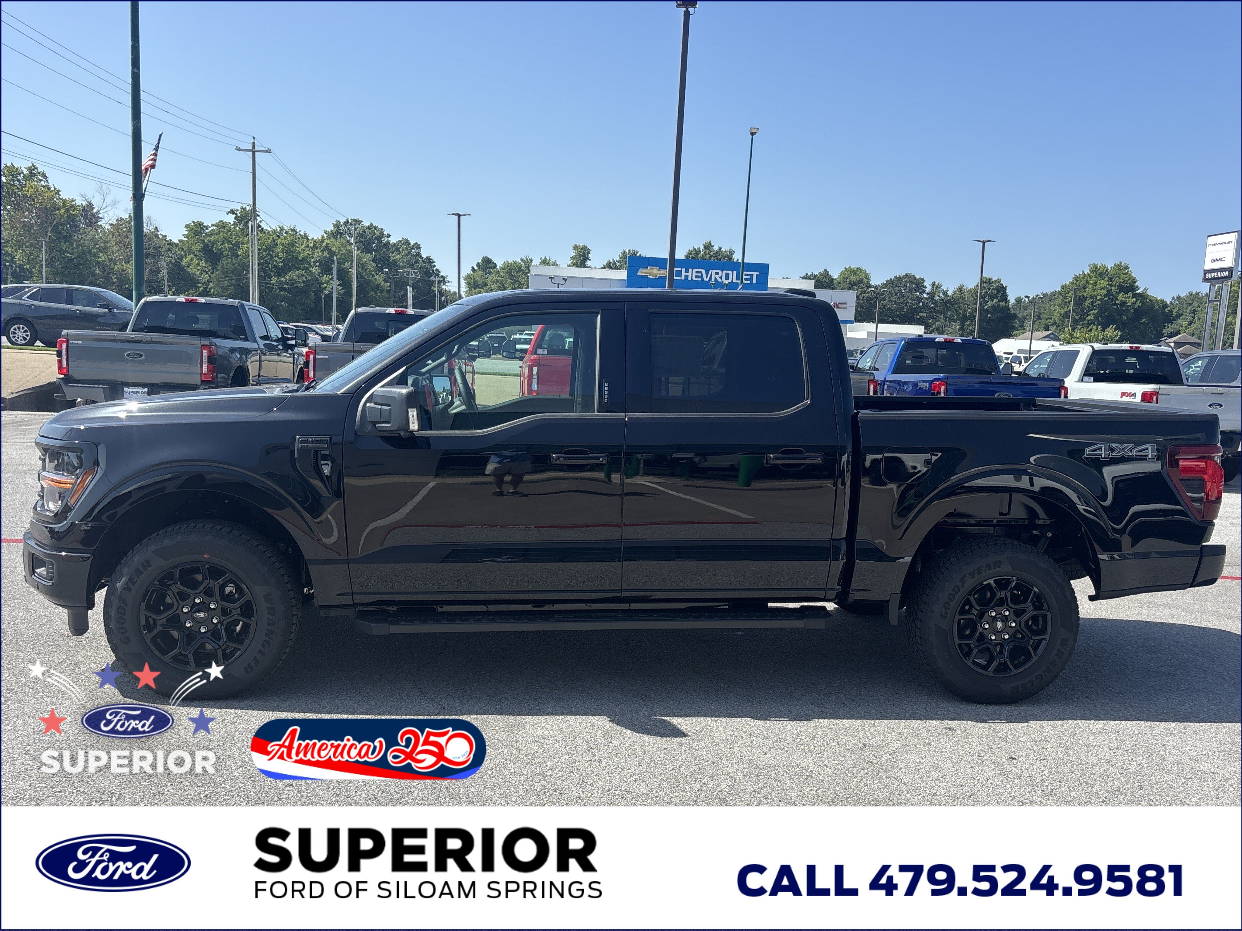 New 2026 Agate Black Metallic Ford XLT 4WD image 6