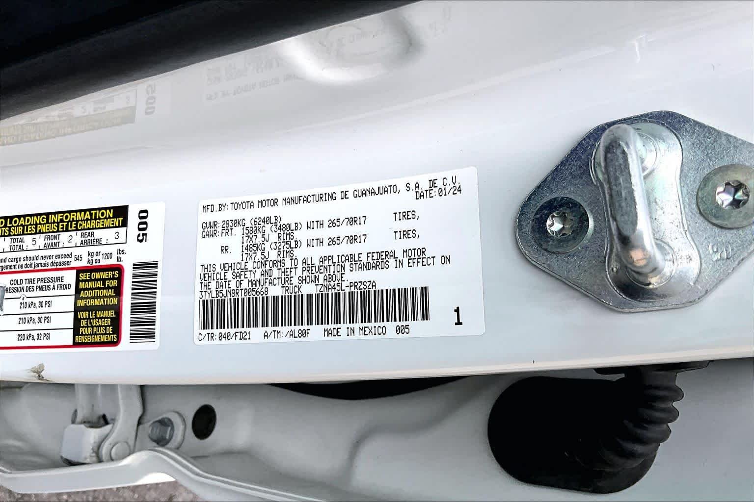 Used 2024 Ice Cap Toyota TRD Off Road image 34