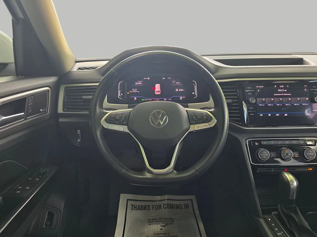 Used 2021 Pure White Volkswagen SEL Premium image 21
