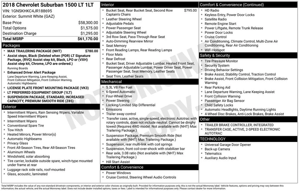 Used 2018 White Chevrolet LT image 4