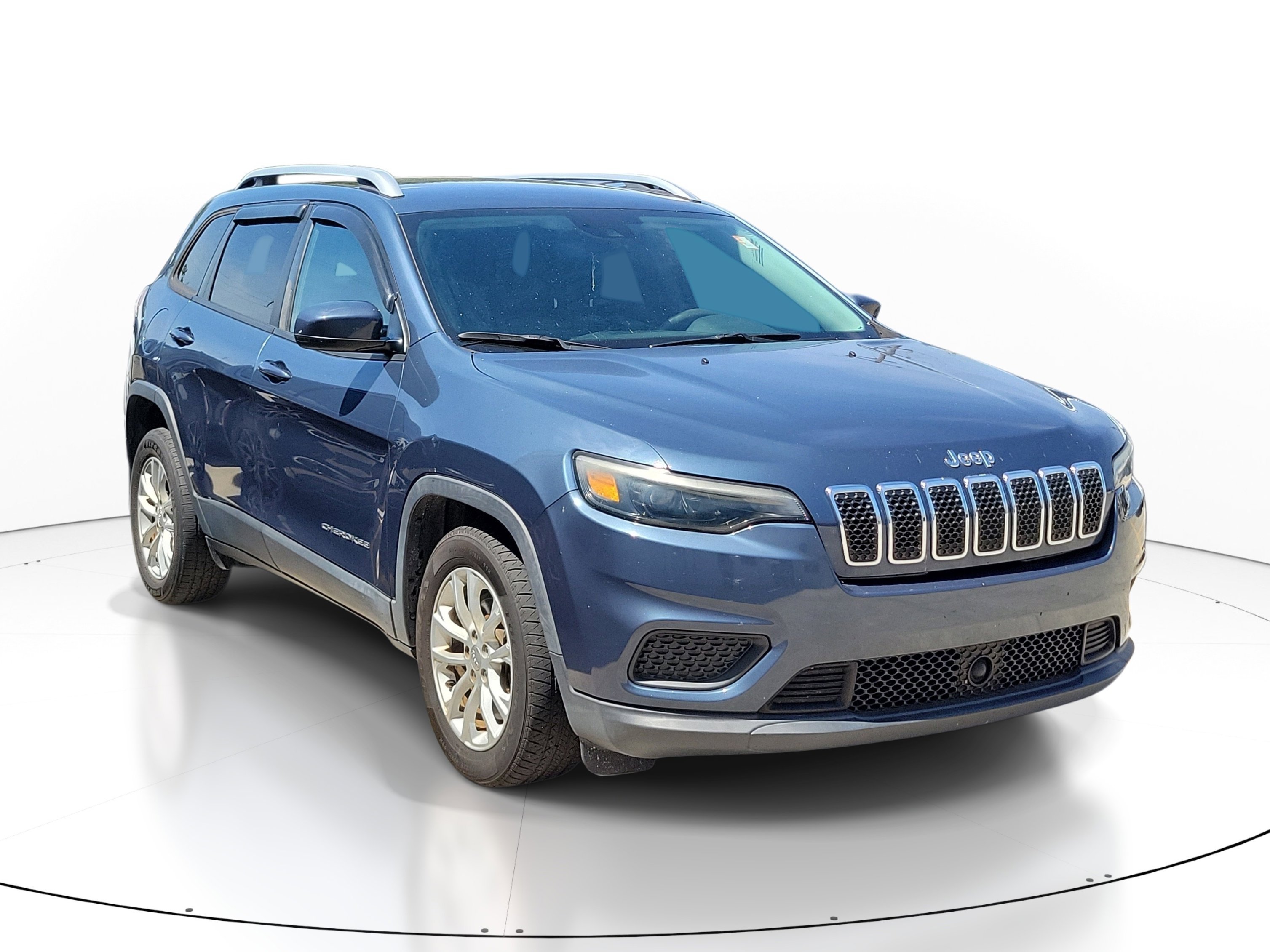 Used 2020 Slate Blue Pearlcoat Jeep Latitude image 1