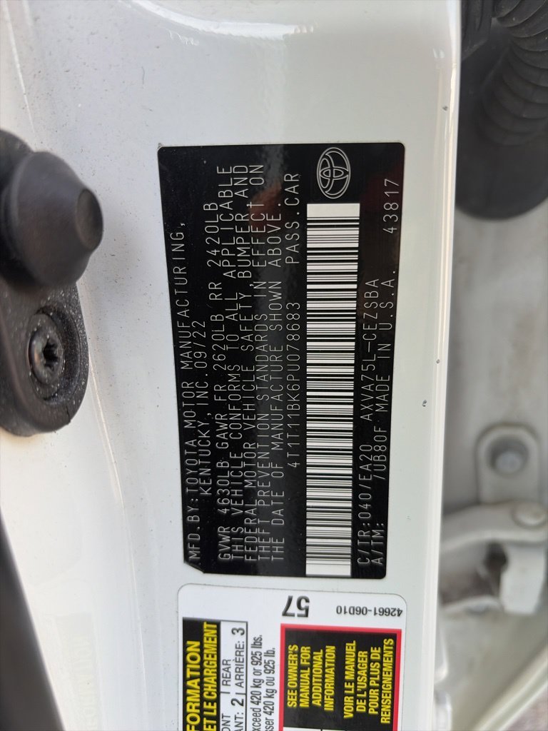 Used 2023 White Toyota SE image 35