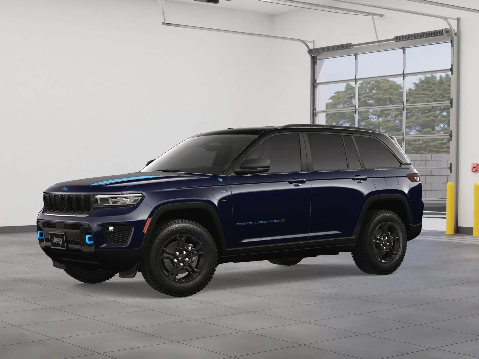 New 2024 Midnight Sky Exterior Paint Jeep Trailhawk 4xe image 32