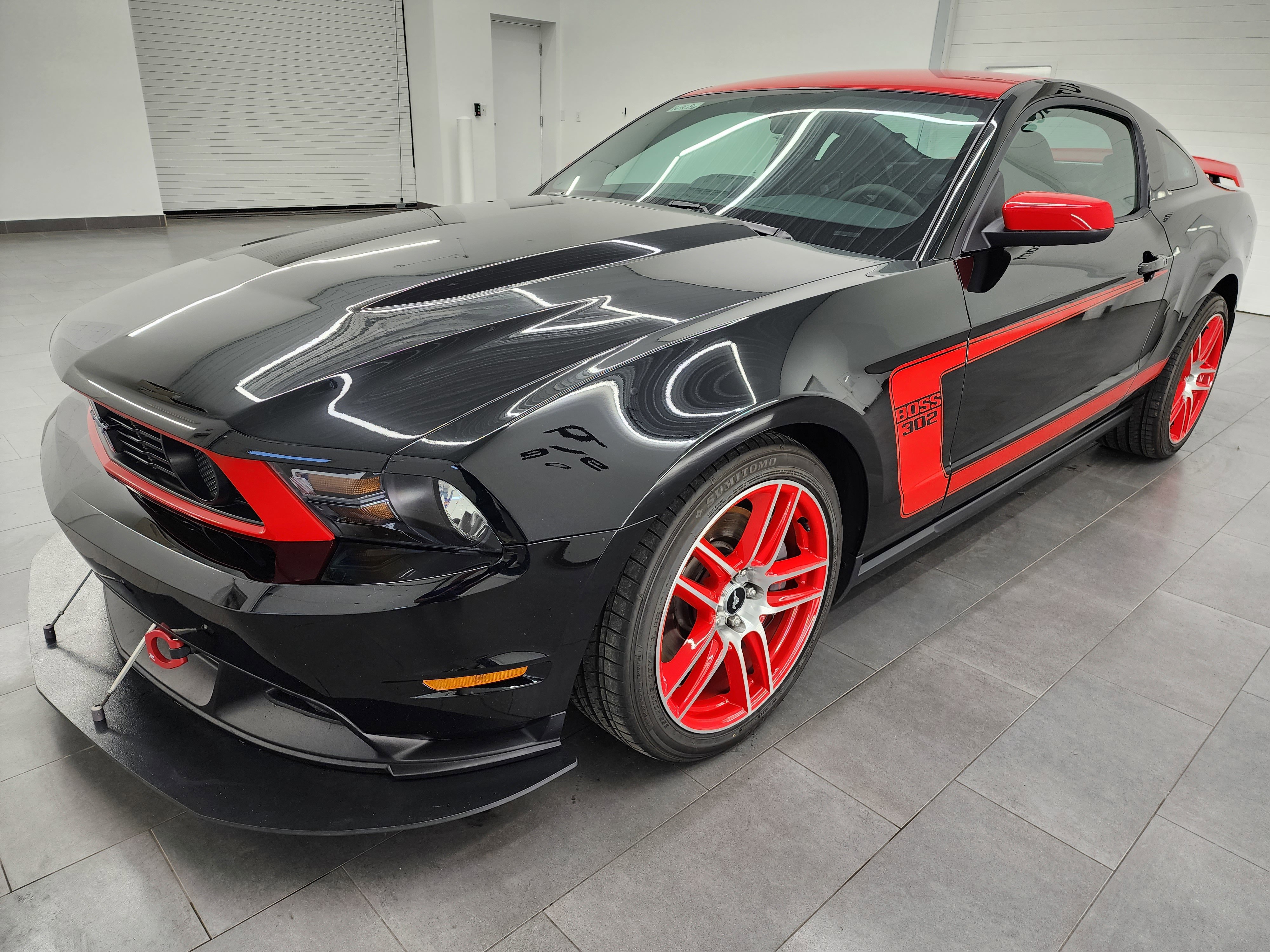Used 2012 Black Ford Boss 302 Laguna Seca: BOSS 302-LAGUNA SECA LS 425-6 SPEED STICK-RECAROS image 7