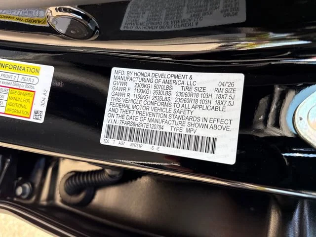 New 2026 Crystal Black Pearl Honda Sport-L image 25