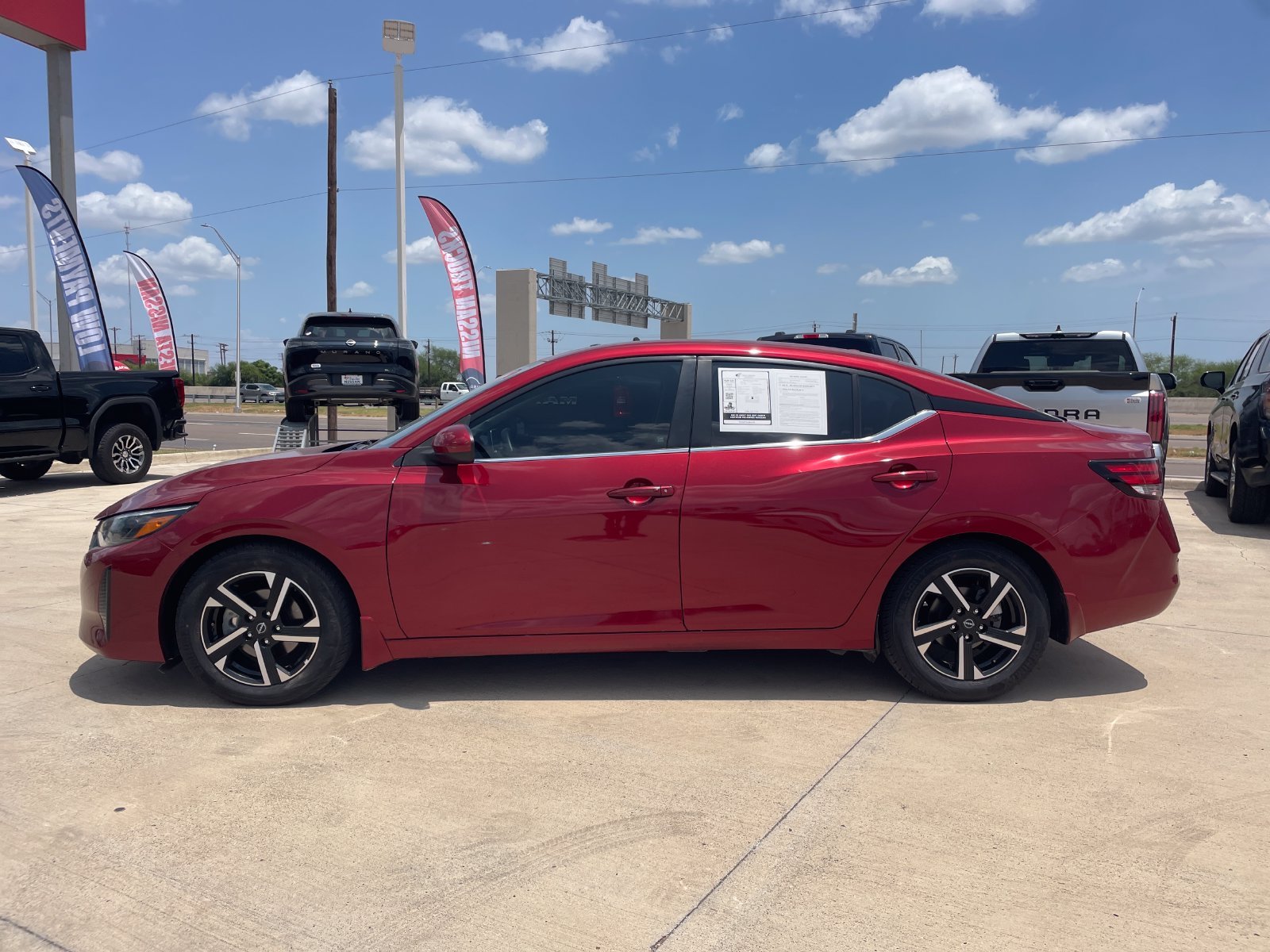 Used 2025 Red Nissan SV image 2