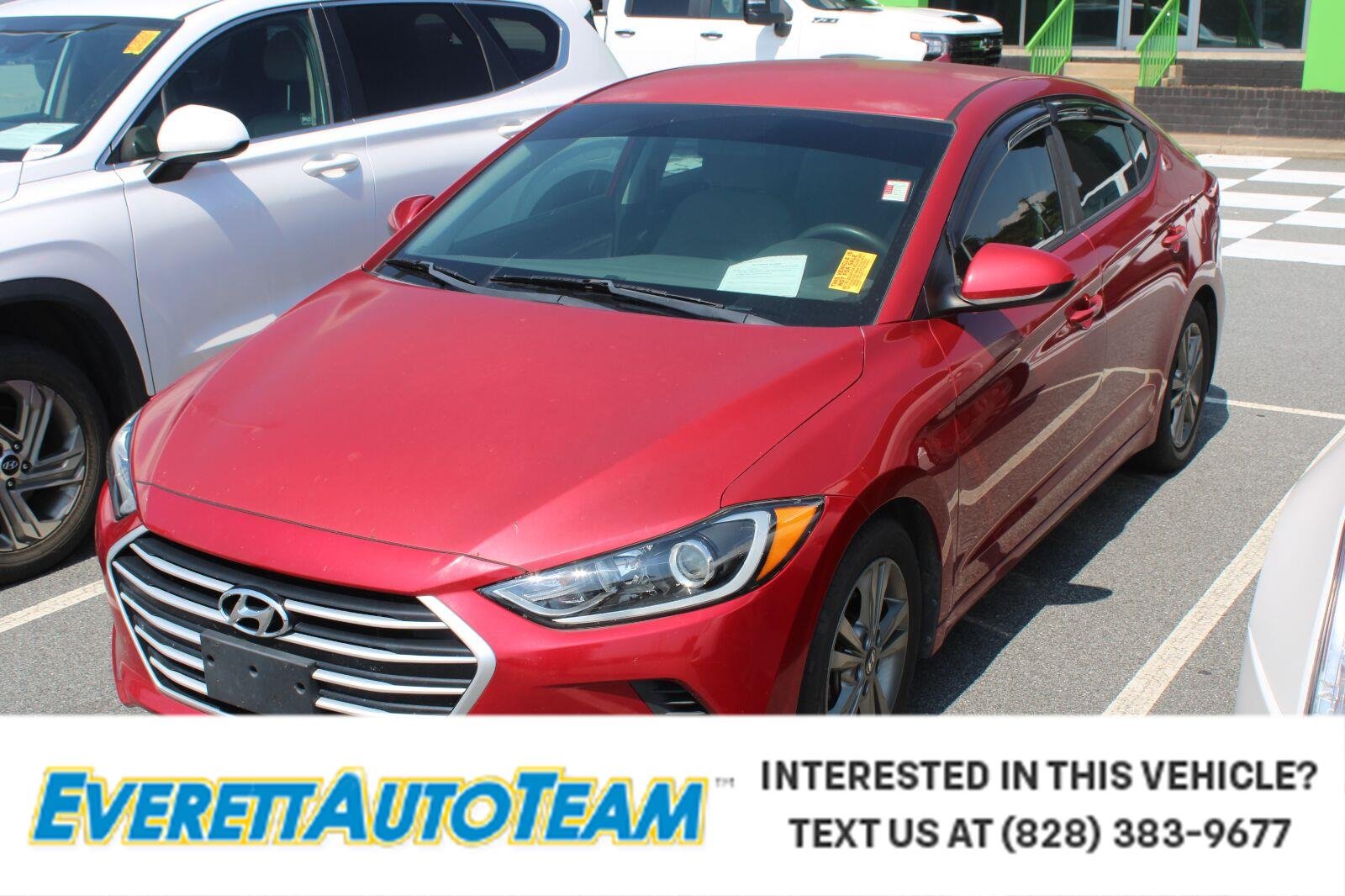 Used 2018 Scarlet Red Hyundai SEL image 1