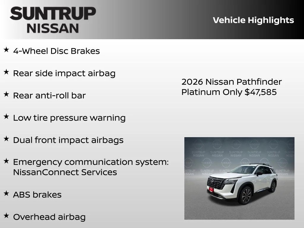 New 2026 White Nissan Platinum image 23