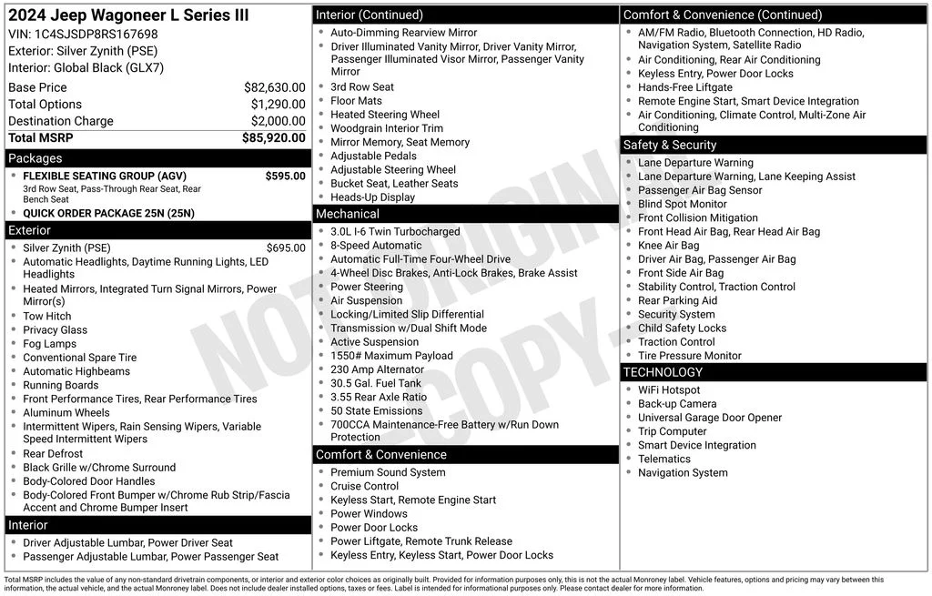Certified Used 2024 Silver Jeep Series III image 8