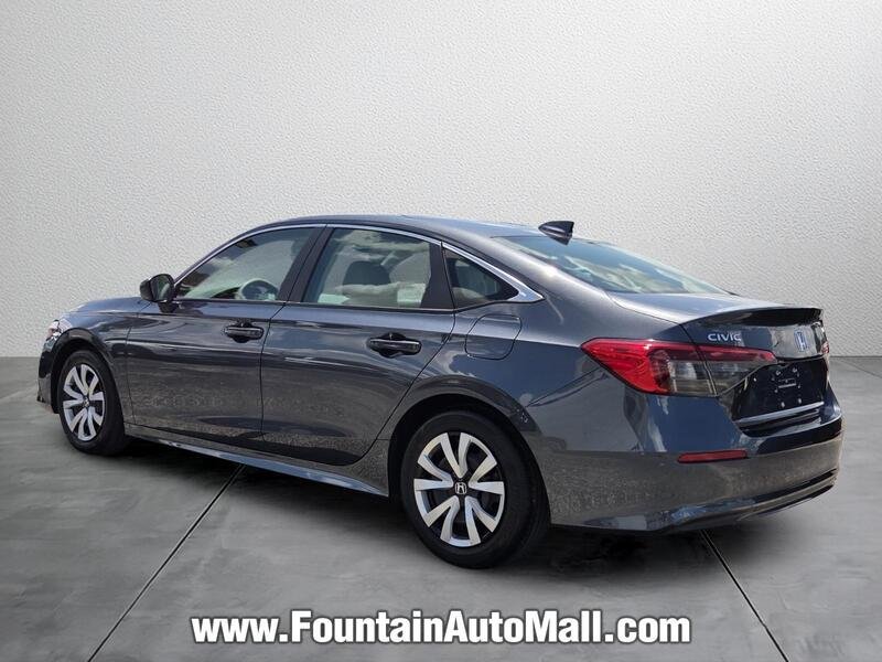 Used 2024 Meteorite Gray Metallic Honda LX CVT image 3