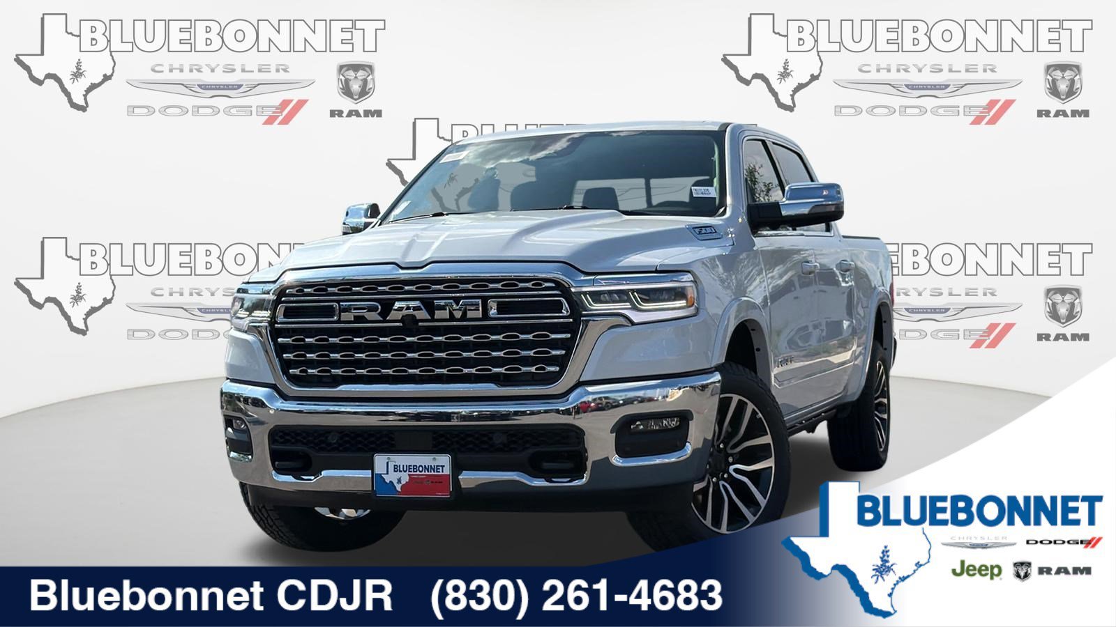 New 2026 Ivory White Tri-Coat Pearl-Coat Exterior Paint RAM Longhorn image 1