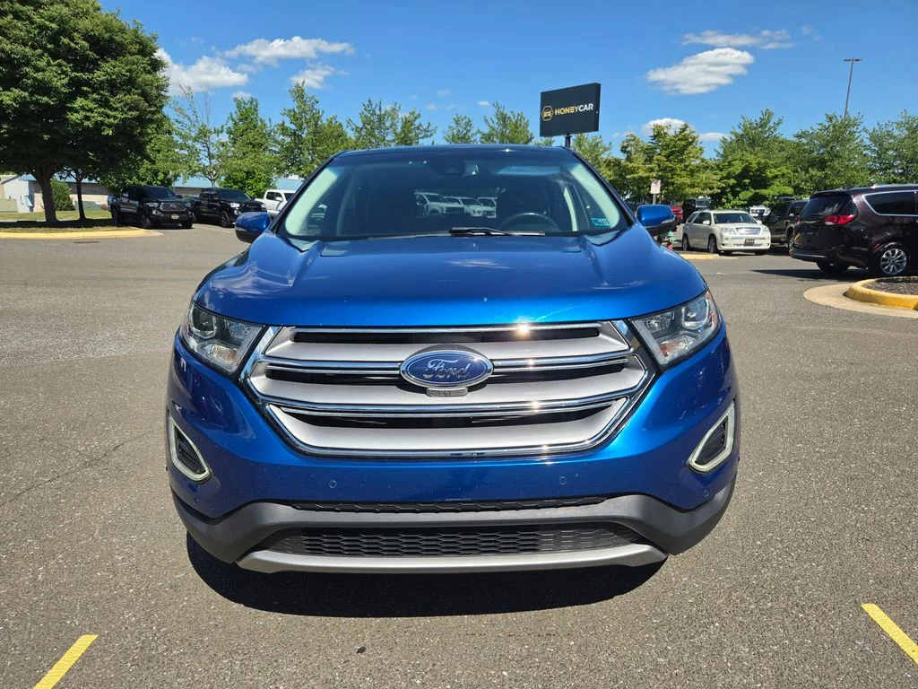 Used 2017 Blue Ford Titanium image 2