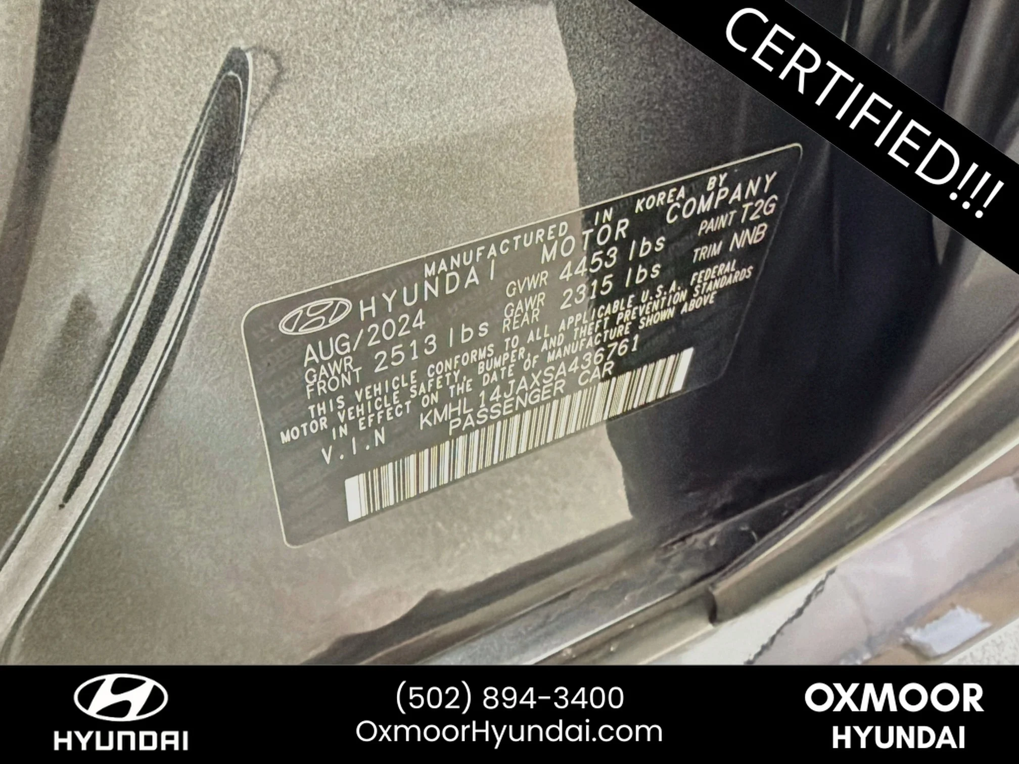 Used 2025 Portofino Gray Hyundai SEL Convenience image 32