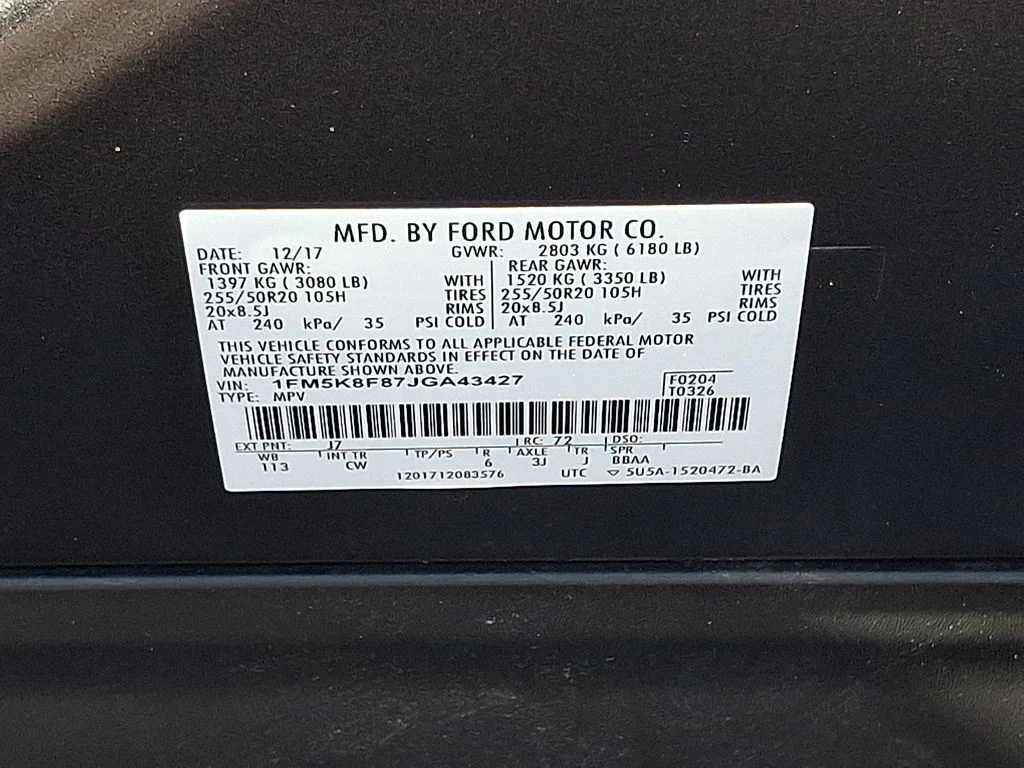 Certified Used 2018 Magnetic Ford Limited image 29