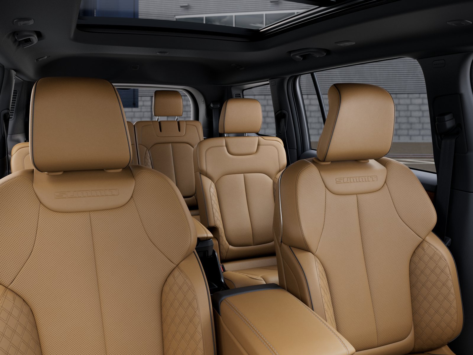 New 2026 Diamond Black Crystal Pearl-Coat Exterior Paint Jeep Summit image 26