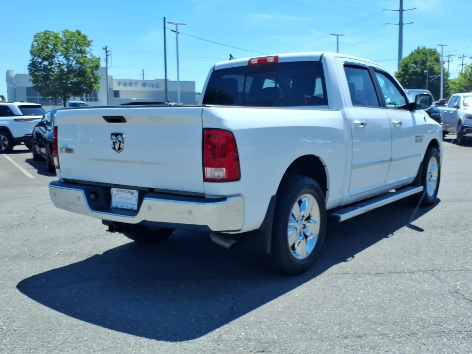 Used 2017 Bright White Clearcoat Ram Big Horn image 2