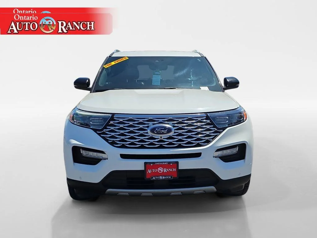 Used 2021 Star White Metallic Tri-Coat Ford Platinum image 8