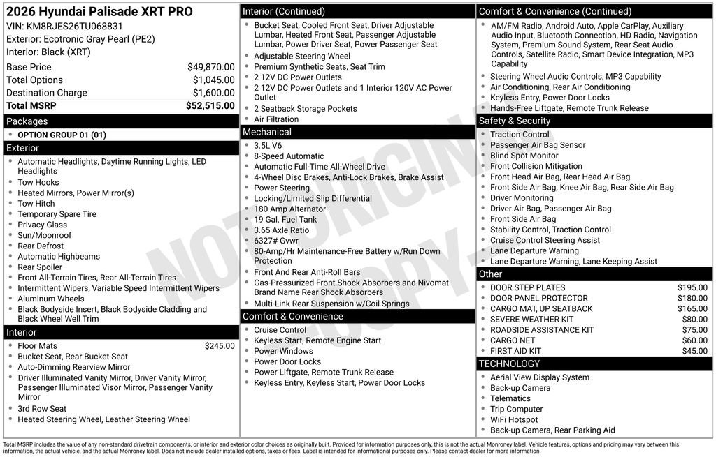 New 2026 Gray Hyundai XRT Pro image 4