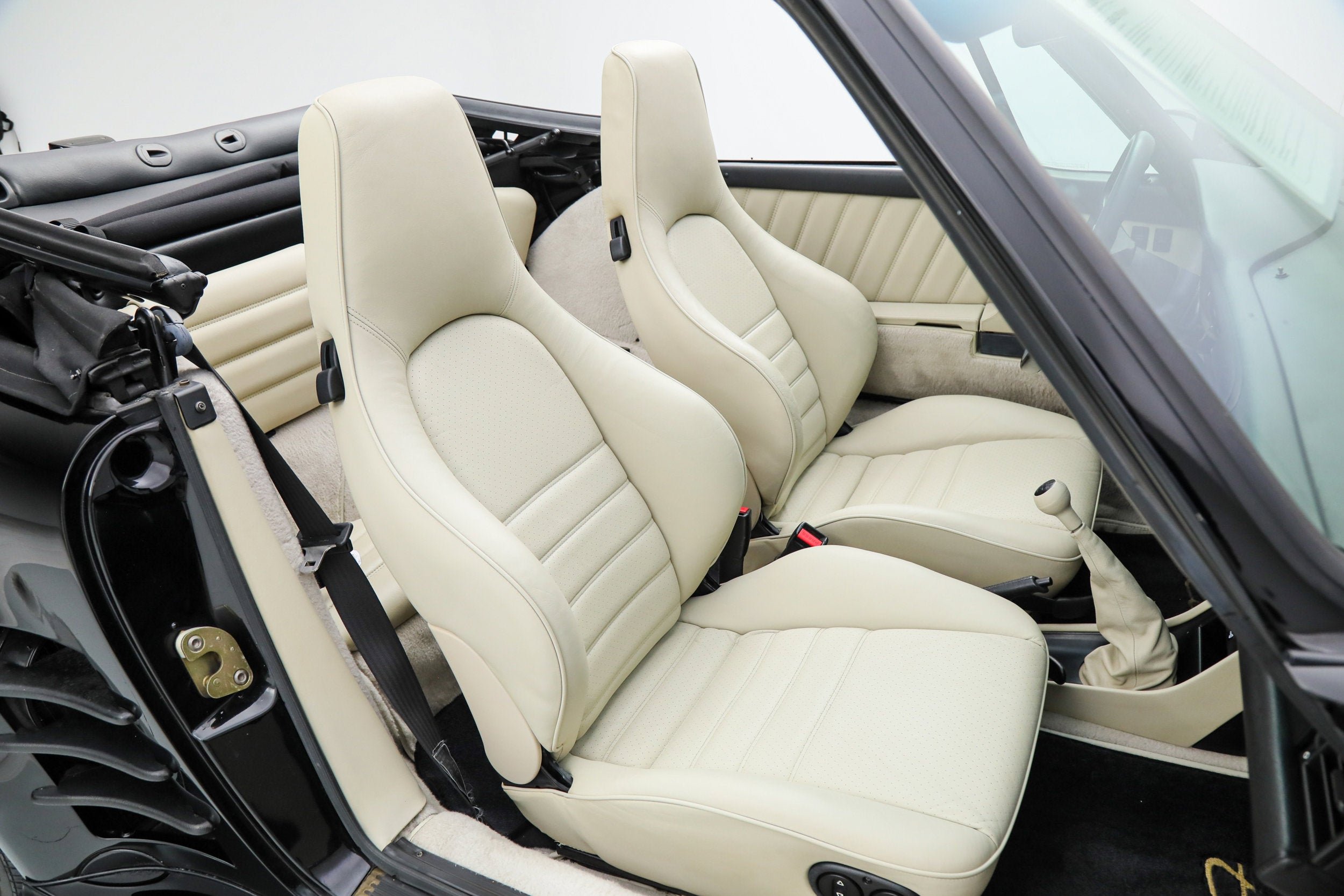 Used 1989 Black Porsche Turbo Cabriolet Slantnose image 41