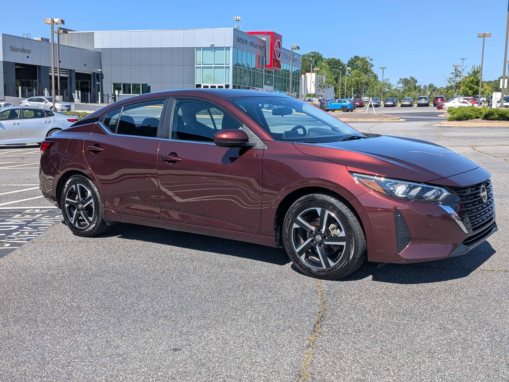 Used 2024 Red Nissan SV image 1