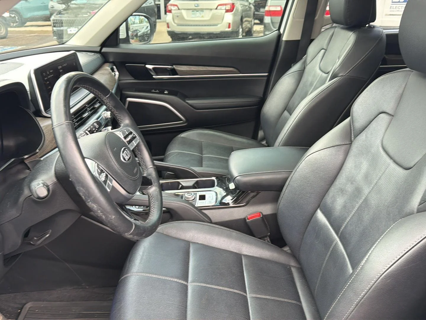 Used 2021 Glacial White Pearl Kia EX image 10