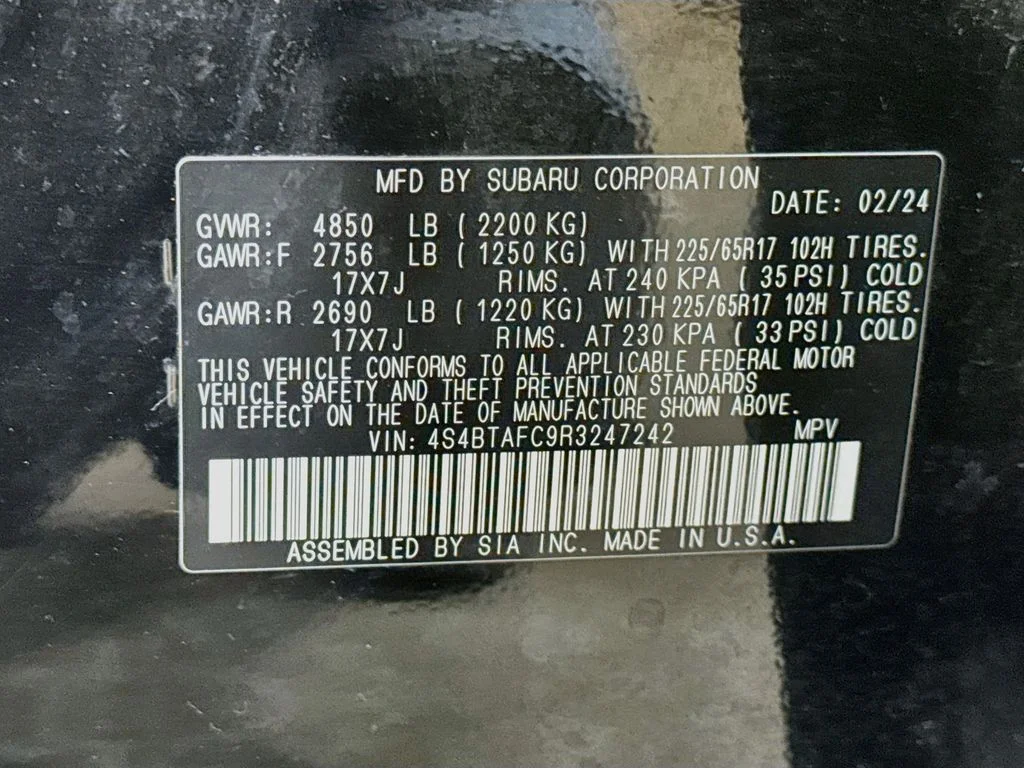 Used 2024 Black Subaru Premium image 43