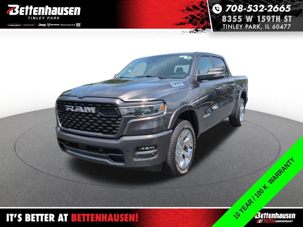 New 2026 Granite Crystal Metallic Clear-Coat Exterior Paint RAM Big Horn image 12