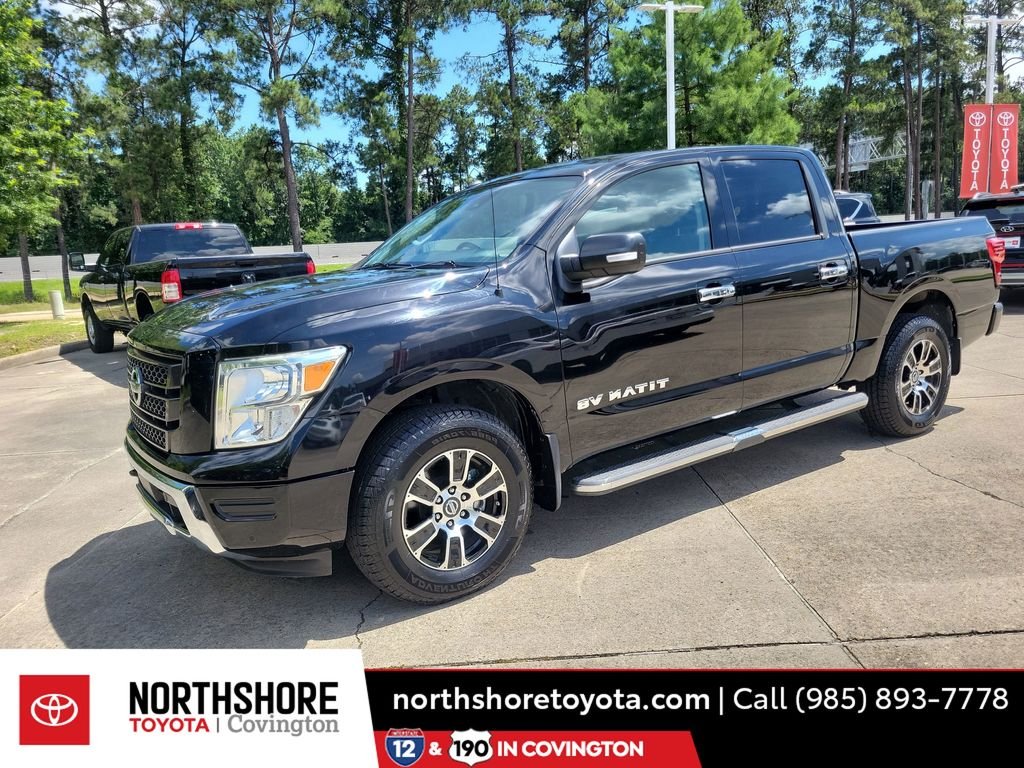 Used 2020 Black Nissan SV image 1