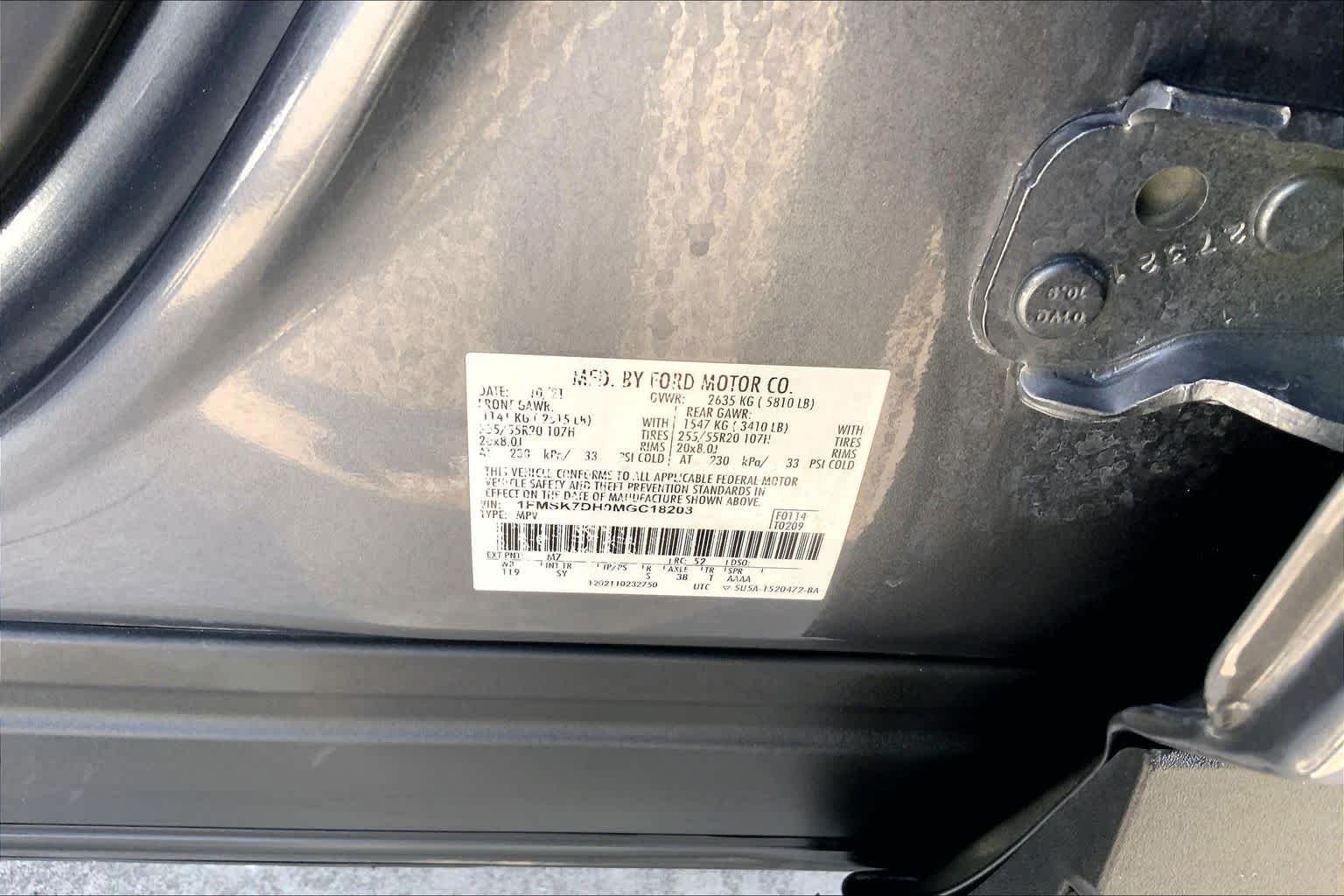 Used 2021 Carbonized Gray Metallic Ford XLT image 36