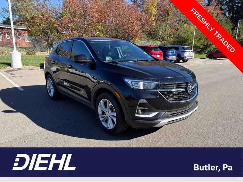 Used 2022 Black Buick Preferred image 1
