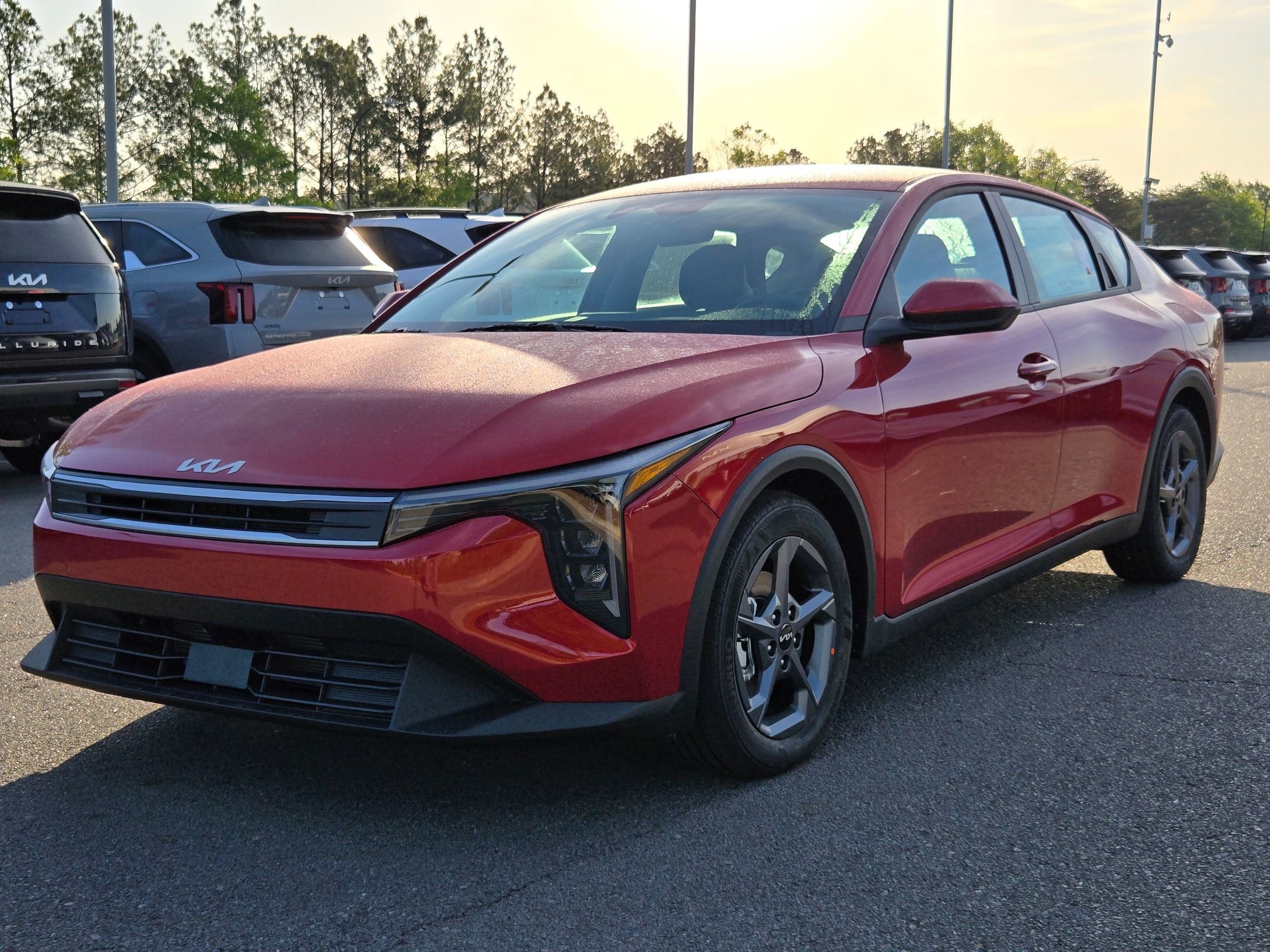 New 2026 Currant Red Kia LXS image 3