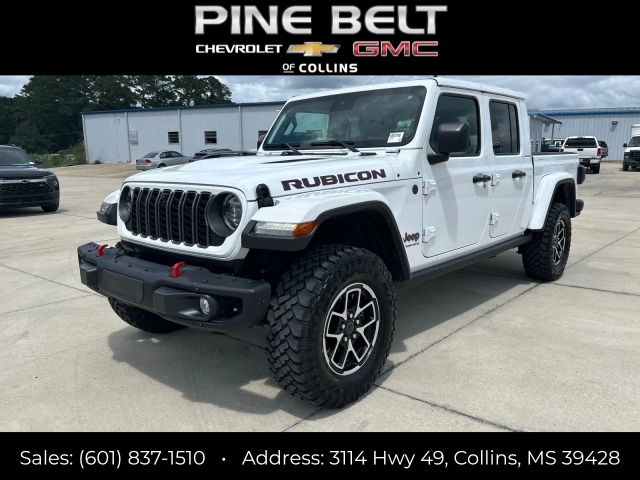 Used 2025 White Jeep Rubicon X image 1