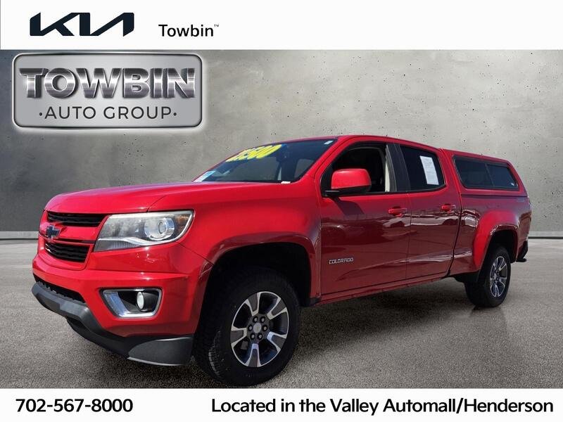 Red 2016 Chevrolet Colorado Z71 Crew Cab 4WD Pickup Truck Four-Wheel Drive